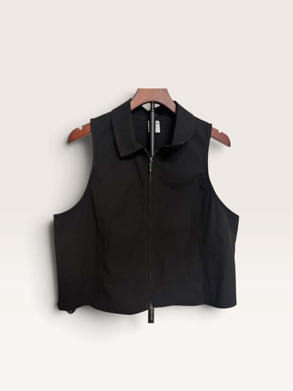 No Boundaries Zip Front Vest Size XXL Black/135